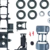 herpa 083676 Fahrgestell MAN TGS Euro 6, 2-achs Einzelteile 1:87