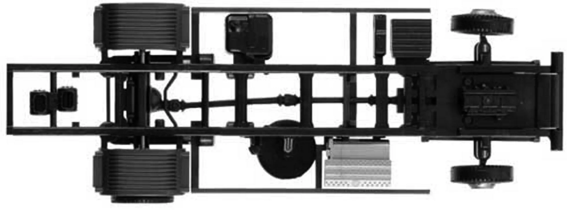 herpa 084499 Fahrgestell Mercedes-Benz Atego 7,5t LKW für Ladebordwand Bausatz 1:87