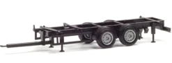 herpa 085274 Fahrgestell Tandemanhänger für 7,82m Wechselaufbauten 2 Stück Bausatz 1:87