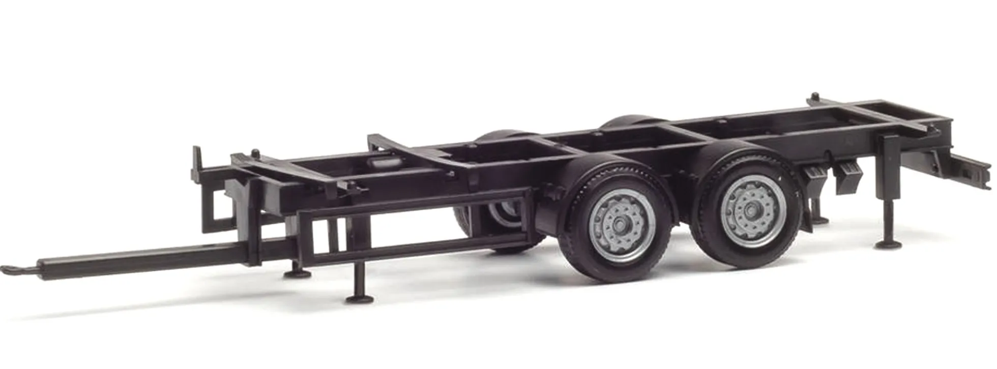 herpa 085274 Fahrgestell Tandemanhänger für 7,82m Wechselaufbauten 2 Stück Bausatz 1:87