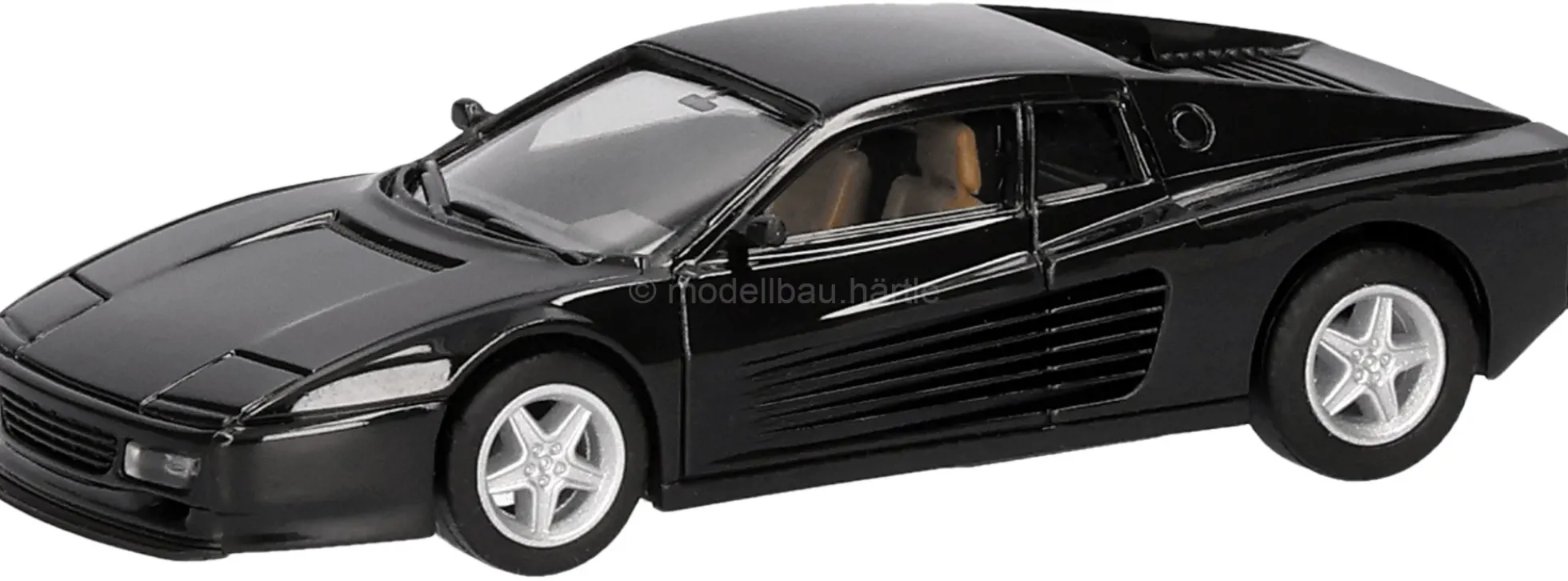 herpa 025454-002 Ferrari 512 Testarossa nero | Modellauto 1:87