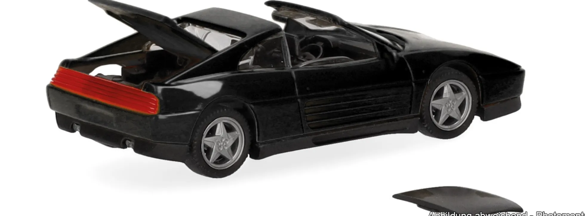 herpa 025300-002 Ferrari 348 ts nero Automodell 1:87