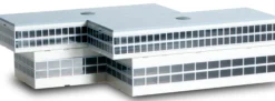 herpa 519649 Flughafengebäude: 2 Abflughallen mit Aussparung | Bausatz WINGS 1:500