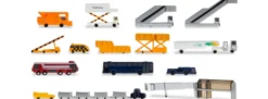herpa 519472 Flughafenzubehör Set 1 für herpa WINGS 1:500