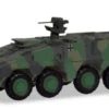 herpa 746403 GTK Boxer Transportfahrzeug Umtarnung bronzegrün | Militärmodell 1:87