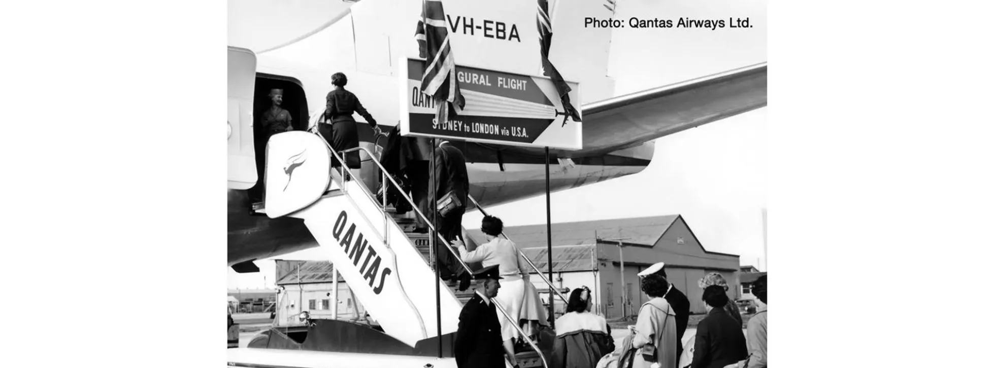 herpa 571005 Historic stairs Qantas Flugzeugtreppe | Fahrzeuge 1:200