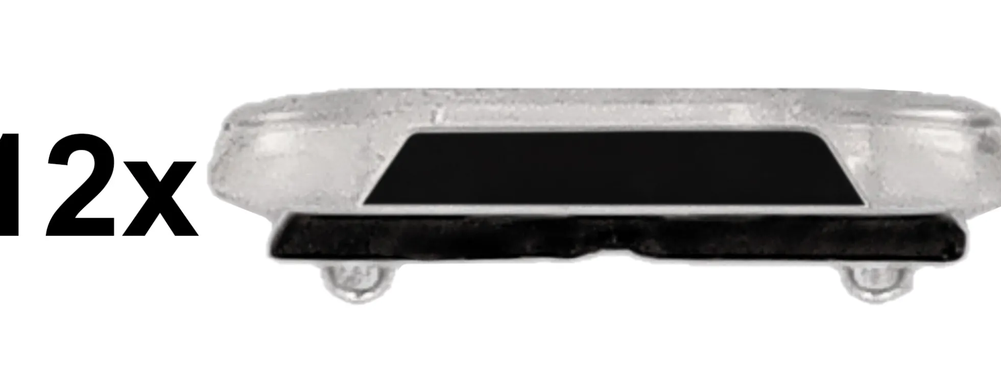 herpa 054737 Hänsch DBS 4000 für PKW transparent | 12 Stück | Modellauto Zubehör 1:87