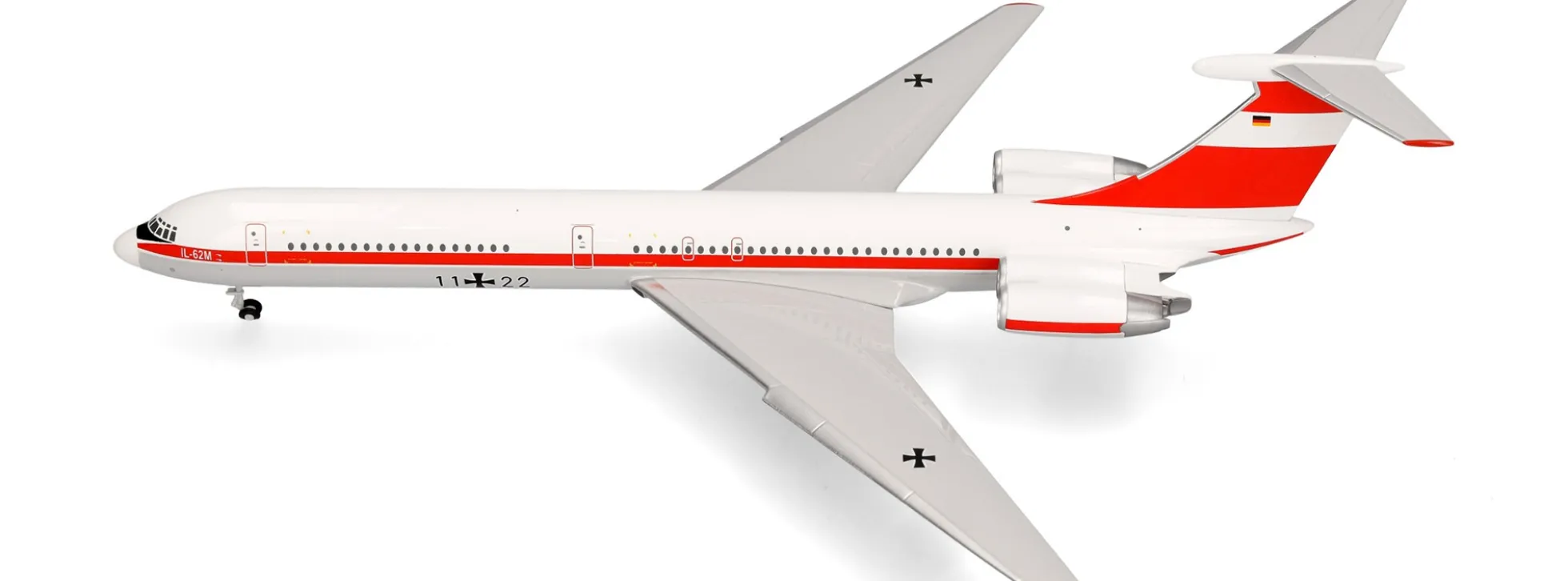 herpa 573412 Ilyushin IL-62M Luftwaffe Flugbereitschaft | WINGS 1:200