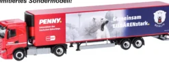 herpa 962018 Iveco S-Way Kühlkoffersattelzug PENNY DEL Eisbären Berlin LKW-Modell 1:87