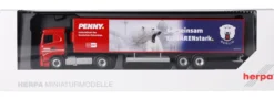 herpa 962018 Iveco S-Way Kühlkoffersattelzug PENNY DEL Eisbären Berlin LKW-Modell 1:87
