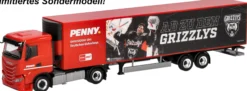 herpa 962131 Iveco S-Way Kühlkoffersattelzug PENNY DEL Grizzlys Wolfsburg LKW-Modell 1:87