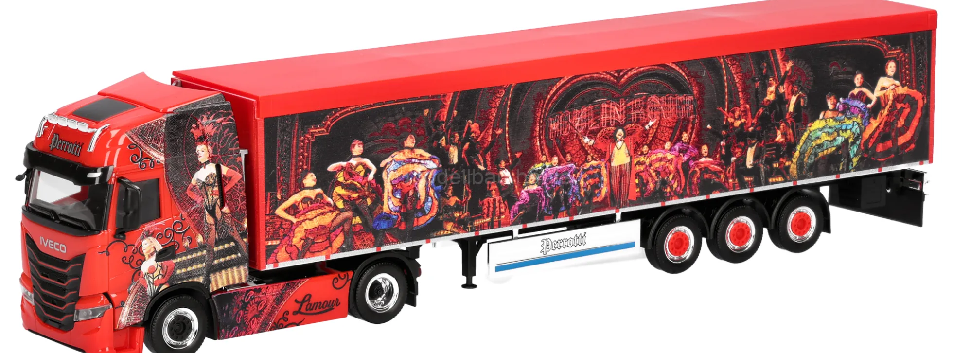 herpa 320306 Iveco S-Way Schubboden-Sattelzug Perrotti | LKW-Modell 1:87