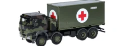 herpa 747219-002 Iveco Trakker 8x8 mit 20 Fuß Container Bundeswehr | Militärmodell 1:87