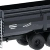 herpa 077095 Krampe Kippmuldenanhänger BigBody 650 schwarz | Agrar-Modell Zubehör 1:87