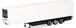 herpa 077071 Krone E-Trailer Kühlkofferauflieger 3achsig weiß LKW-Modell 1:87