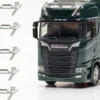 herpa 054256 Lampenbügel Chrom mit Signallichtern | Zubehör LKW-Modell 1:87