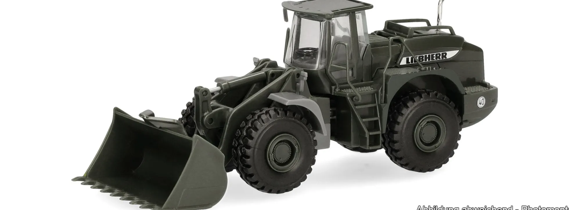 herpa 747257 Liebherr L580 Radlader Bundeswehr | Militärmodell 1:87