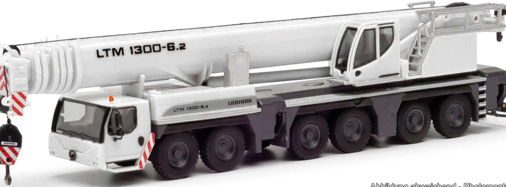 herpa 319560 Liebherr LTM 1300-6.2 weiß | Baumaschinenmodell 1:87