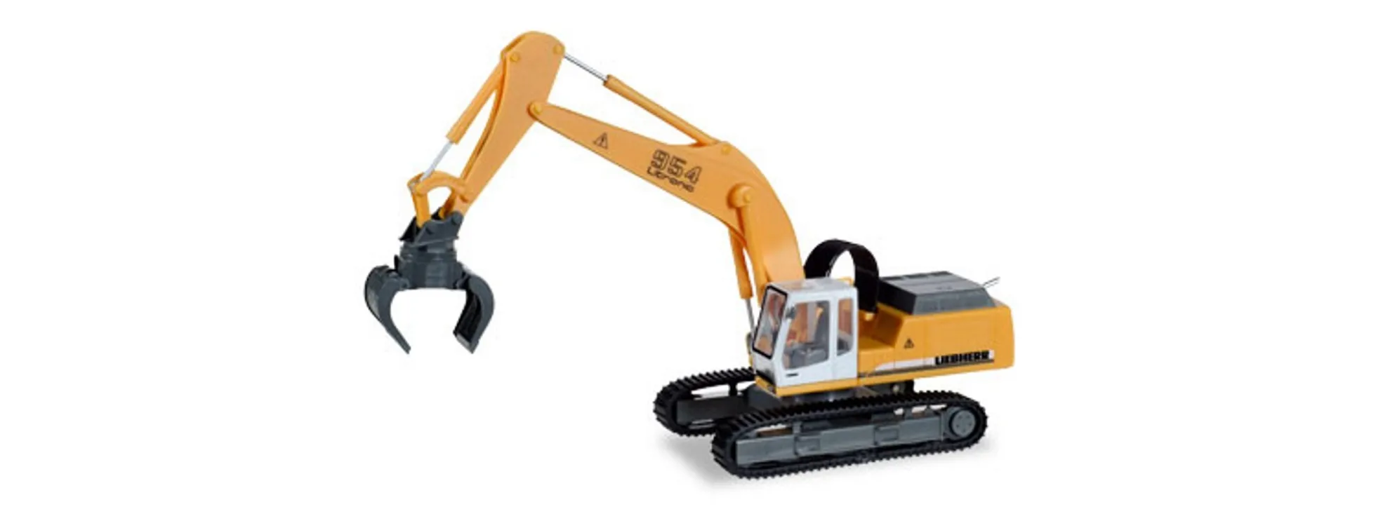 herpa 308908 Liebherr Raupenbagger 954 mit Sortiergreifer Baufahrzeug 1:87