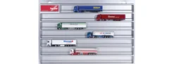 herpa 029711 LKW Schaukasten Eurolänge, silber | Zubehör 1:87