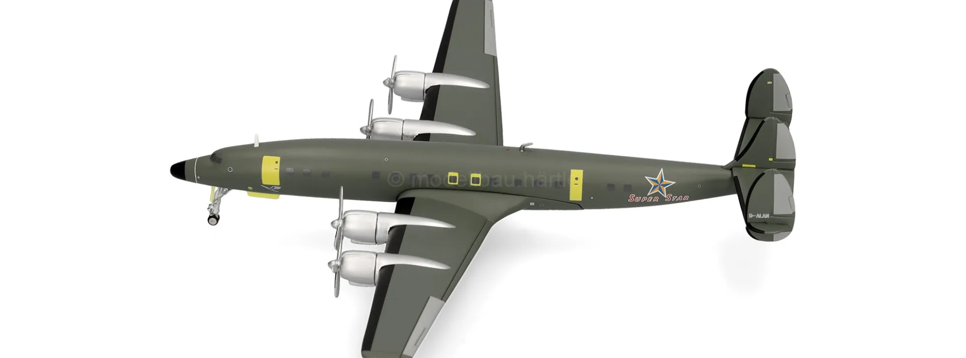 herpa 573863 Lockheed L-1649A Lufthansa Roll-Out Super Star | WINGS 1:200