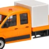 herpa 099141 MAN TGE DoKa Baustellenabsicherung - kommunalorange | LKW-Modell 1:87