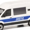 herpa 098021 MAN TGE Kasten Hochdach Gefangenentransporter Justiz Automodell 1:87