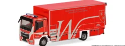 herpa 099707 MAN TGL CC Koffer-LKW FW Wiesbaden/Einsatzstellenhygiene | Blaulichtmodell 1:87