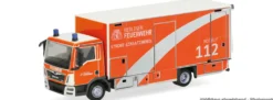 herpa 099288 MAN TGL Euro 6c Koffer-LKW Feuerwehr Berlin/Stroke-Einsatzmobil | Blaulichtmodell 1:87