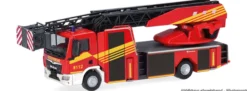 herpa 099301 MAN TGM CC Rosenbauer Drehleiter Feuerwehr | Blaulichtmodell 1:87