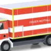 herpa 098076 MAN TGM KofferLKW mit Ladebordwand Feuerwehr Düsseldorf Blaulichtmodell 1:87