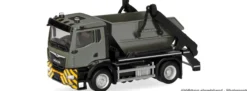 herpa 321716 MAN TGS NN Meiller Absetzkipper AK12 - grau/gelb | LKW-Modell 1:87