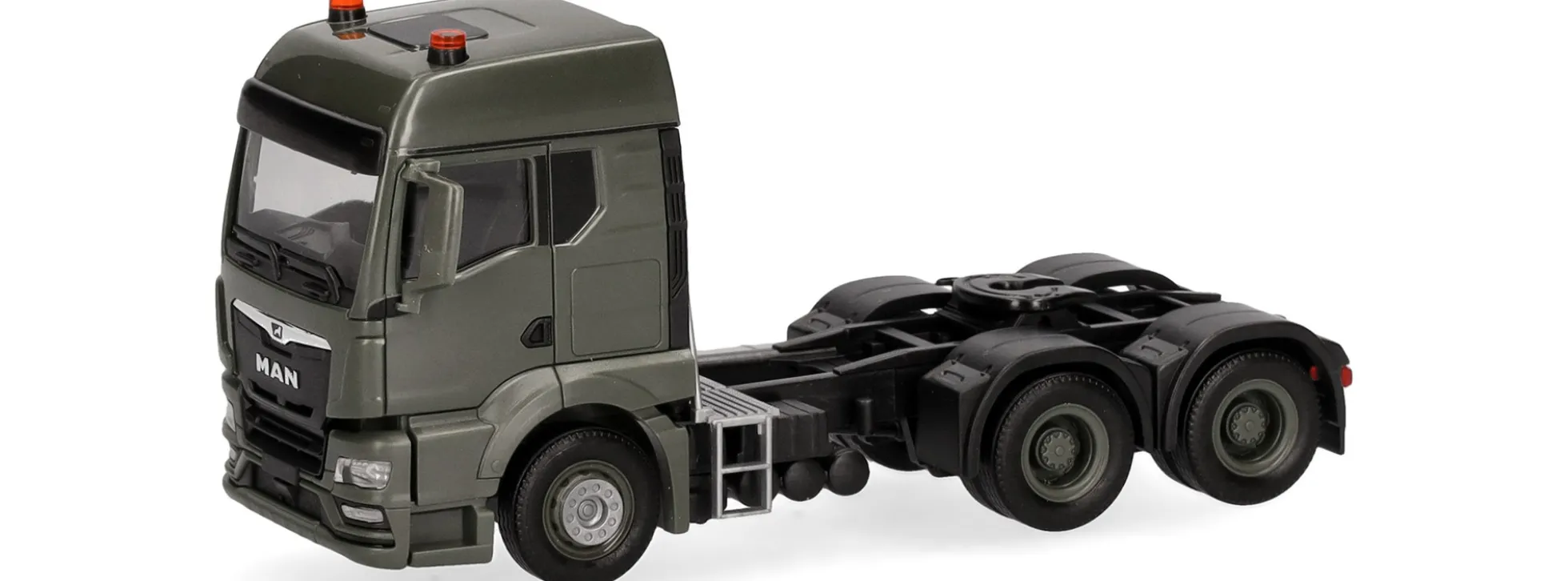 herpa 747172 MAN TGS TM Solozugmaschine 6x4 3achsig neutral | Militärmodell 1:87