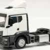 herpa 314596 MAN TGS TM Zugmaschine ohne Windleitblechen, weiss | LKW-Modell 1:87