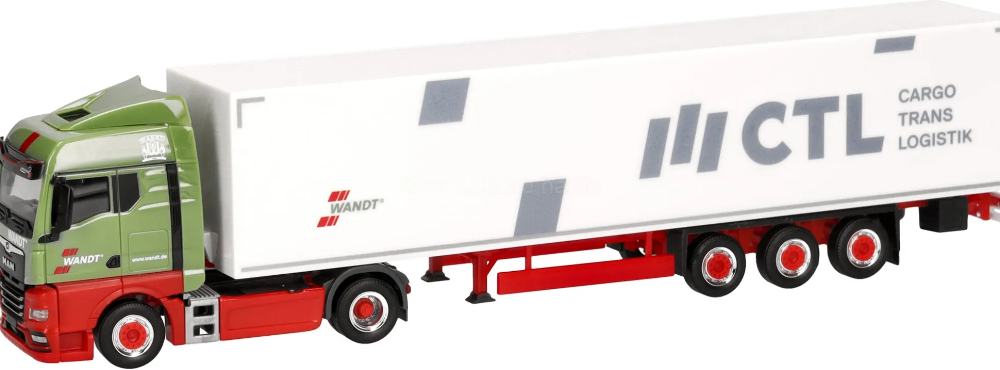 herpa 321341 MAN TGX GM Koffersattelzug Wandt CTL LKW-Modell 1:87