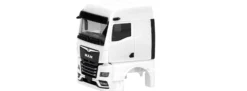 herpa 086370 MAN TGX GM ohne Windleitbleche + Spiegelkamera weiß | 2 Stück | Ersatz-Fahrerhaus 1:87