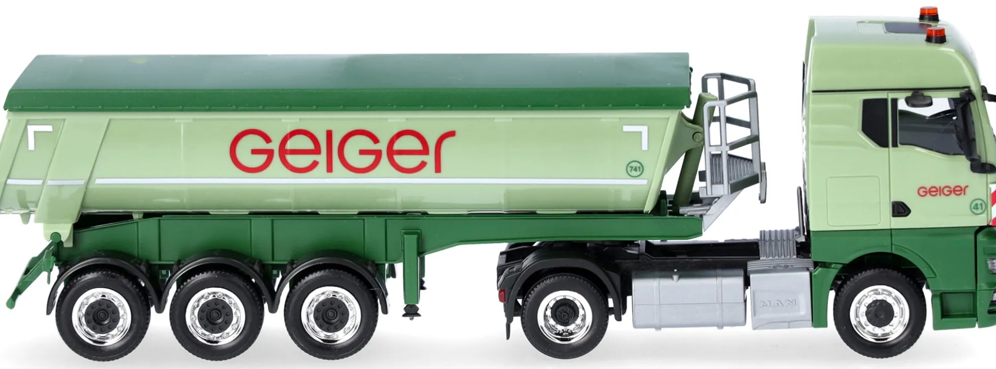 herpa 949446 MAN TGX GM Thermomulden-Sattelzug Geiger | LKW-Modell 1:87
