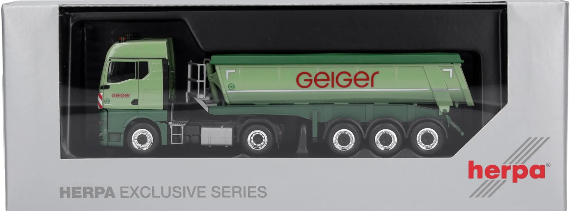 herpa 949446 MAN TGX GM Thermomulden-Sattelzug Geiger | LKW-Modell 1:87
