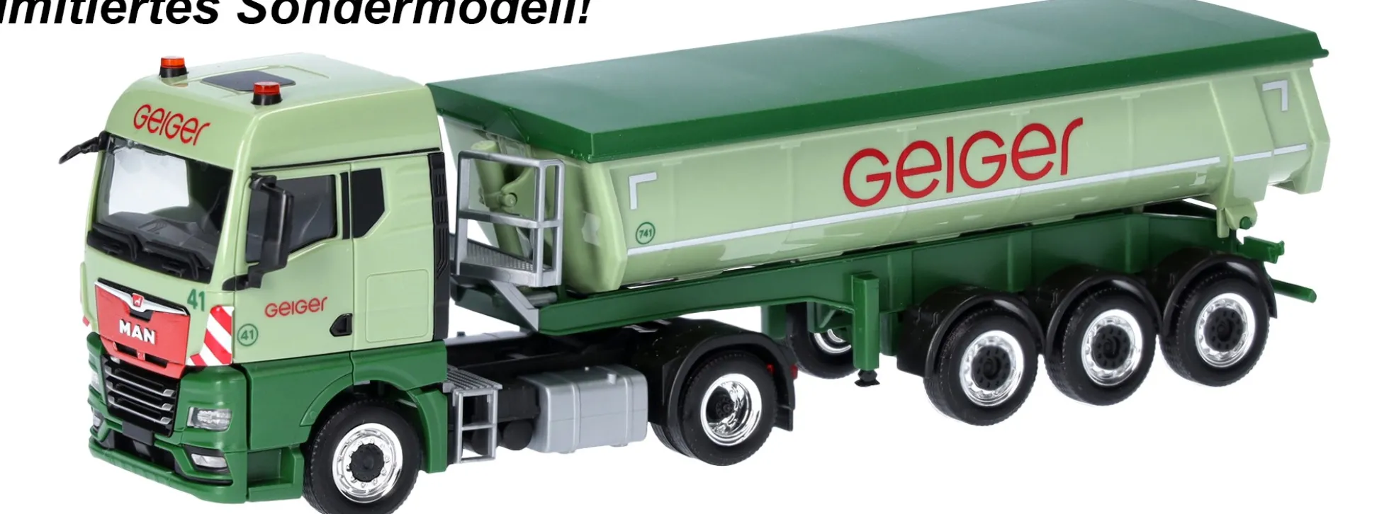 herpa 949446 MAN TGX GM Thermomulden-Sattelzug Geiger | LKW-Modell 1:87