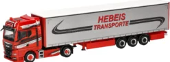 herpa 320498 MAN TGX GX Gardinenplanen-Sattelzug Hebeis Transporte | LKW-Modell 1:87