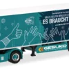herpa 322140 MAN TGX GX Kühlkoffer-Sattelzug - GESUKO / Fahrer helfen Fahrern | LKW-Modell 1:87