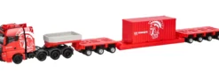 herpa 320764 MAN TGX GX Tiefllade-Sattelzug mit Container - De Romein | LKW-Modell 1:87