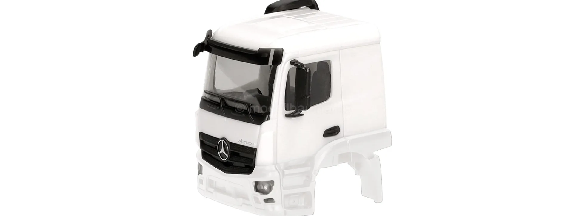 herpa 086257 MB Actros Classics FH weiß | 2 Stück | LKW Ersatzkabine 1:87