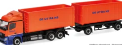herpa 322218 MB Actros 2.3 Container-Hängerzug - Deutrans | LKW-Modell 1:87