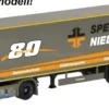 herpa 952040 MB Actros 18 L GS Kühlkoffer-Sattelzug Niedermaier 80 Jahre | PREMIUM | LKW-Modell 1:87