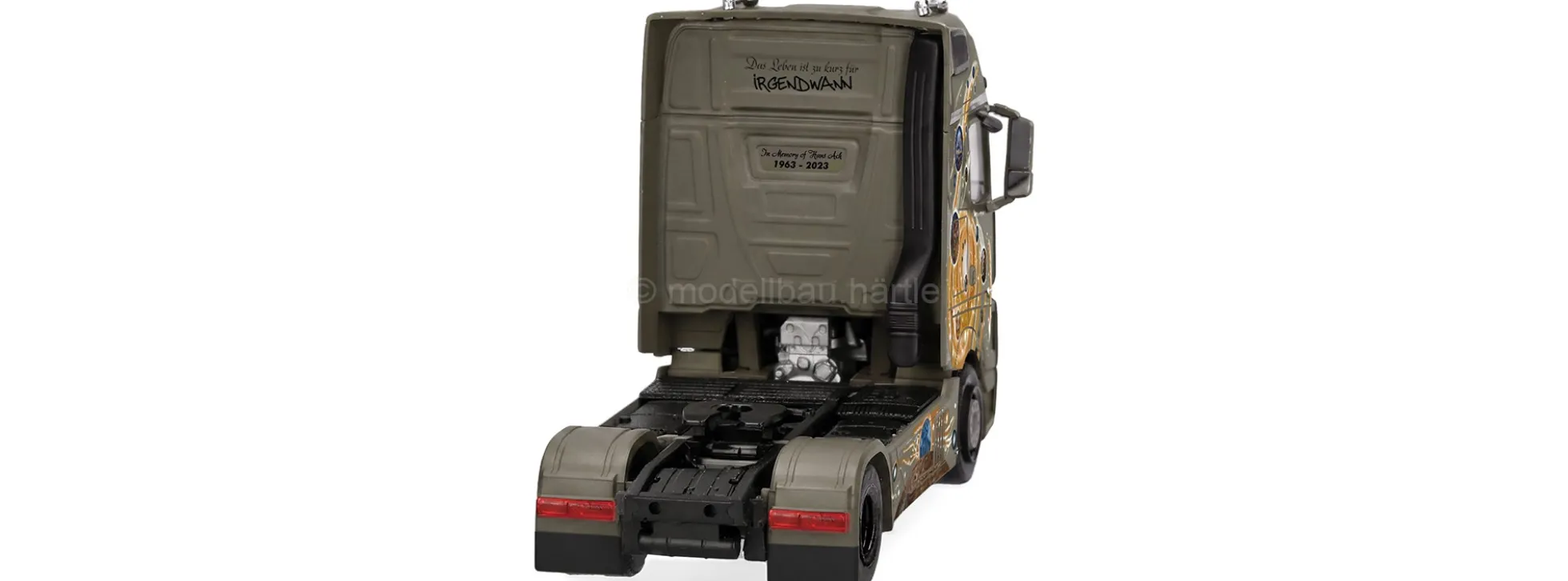 herpa 952040 MB Actros 18 L GS Kühlkoffer-Sattelzug Niedermaier 80 Jahre | PREMIUM | LKW-Modell 1:87