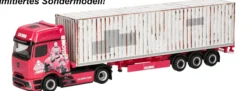 herpa 961226 MB Actros L ProCabin GS Container-Sattelzug - Glomb | LKW-Modell 1:87