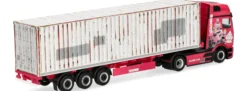 herpa 961226 MB Actros L ProCabin GS Container-Sattelzug - Glomb | LKW-Modell 1:87