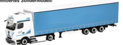 herpa 962674 MB Actros L ProCabin GS Gardinenplanen-Sattelzug - Cross Sped | LKW-Modell 1:87