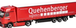 herpa 321334 MB Actros L ProCabin GS Gardinenplanensattelzug Quehenberger | LKW-Modell 1:87